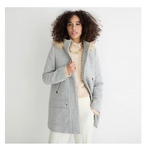 j crew coat chateau parka size 0 nwt